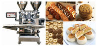 लुढ़का पारंपरिक सेक्स, बिस्किट निर्माता मशीन के लिए मशीन बनाना 2 क्षैतिज Hoppers कुकी