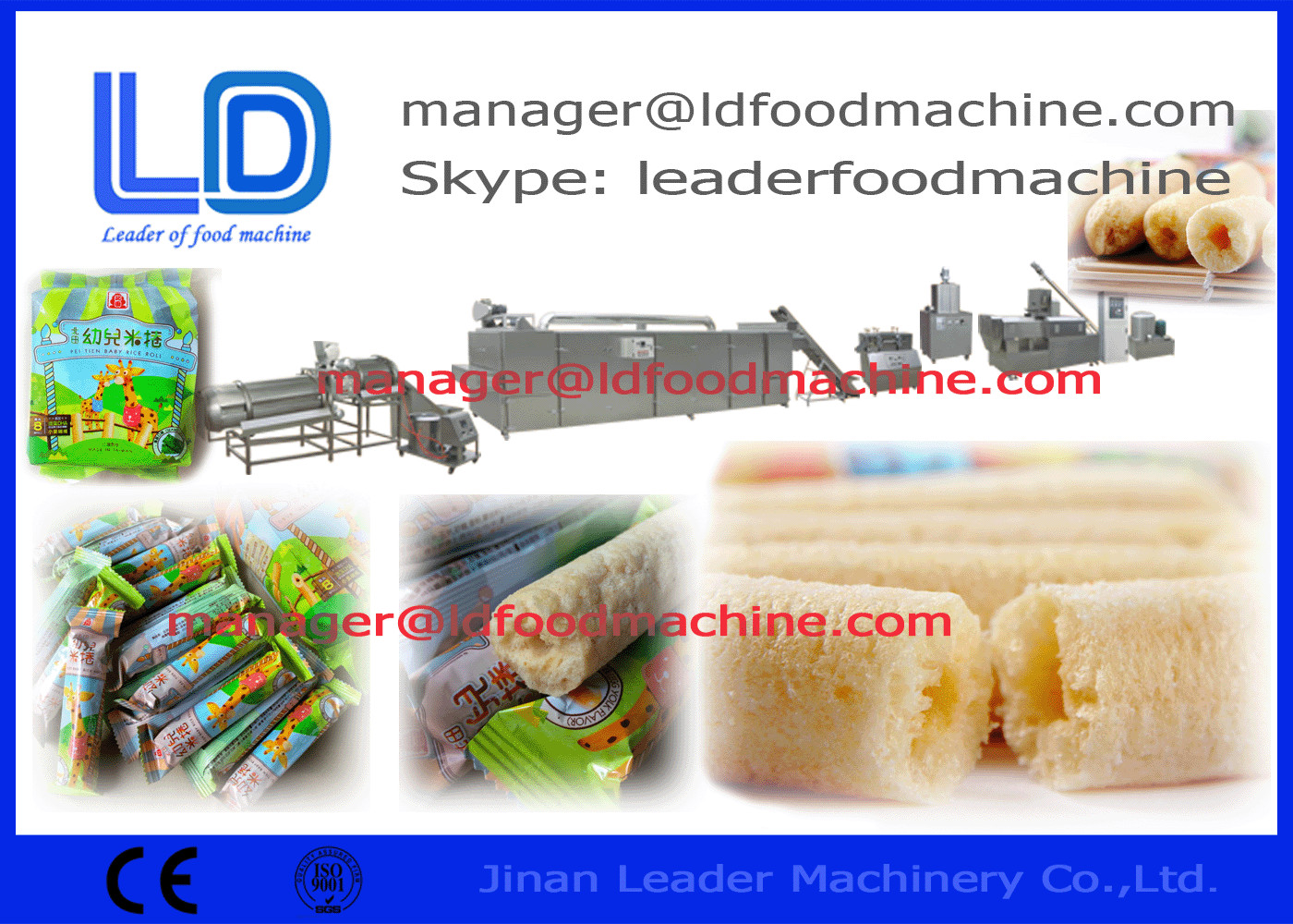 ऑटो कच्चे चावल / मकई / बाजरा बढ़ाना मशीनें बनाना नाश्ता, 3PHASE 380V 50 हर्ट्ज