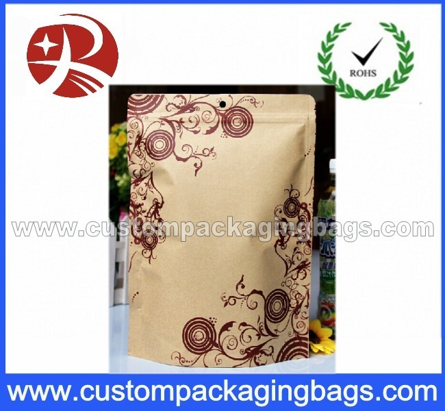 खाद्य पैकिंग के लिए अनुकूलित क्राफ्ट पेपर बैग